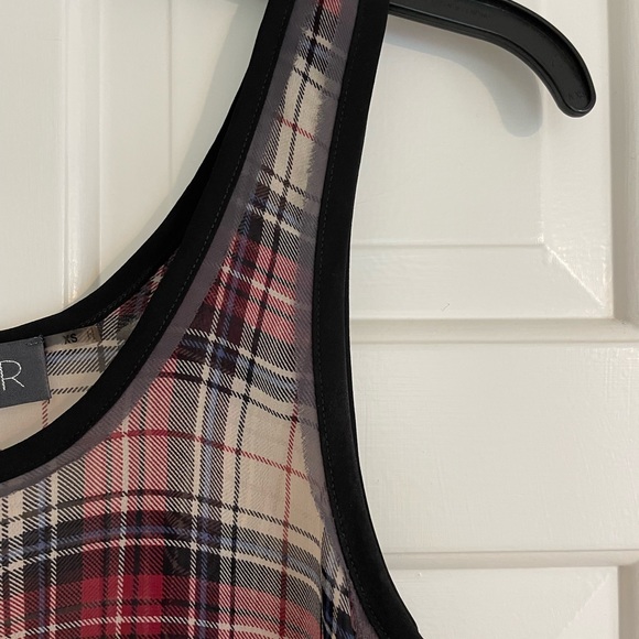 Sheer Tartan Tank - Picture 4 of 5